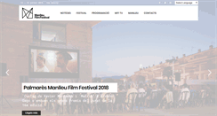 Desktop Screenshot of manlleufilmfestival.com